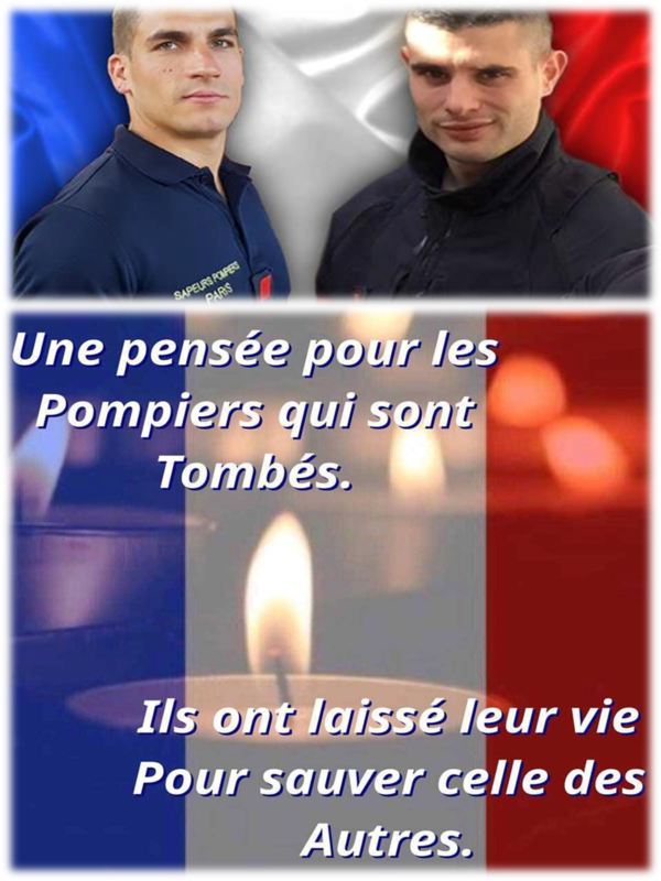 Hommage Aux Deux Pompiers