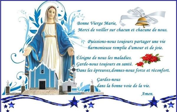 PRIERE A LA VIERGE MARIE