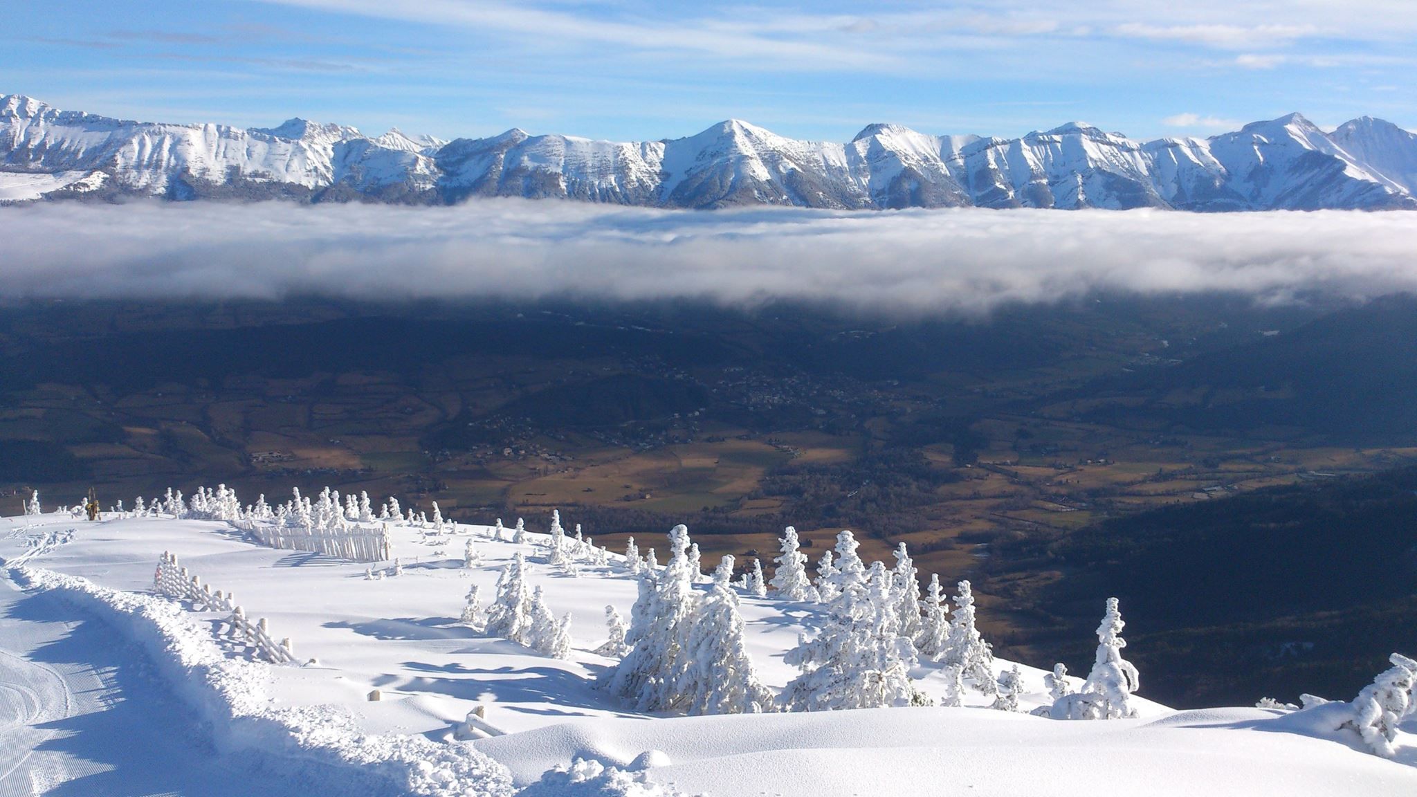 LA NEIGE DANS LES ALPES