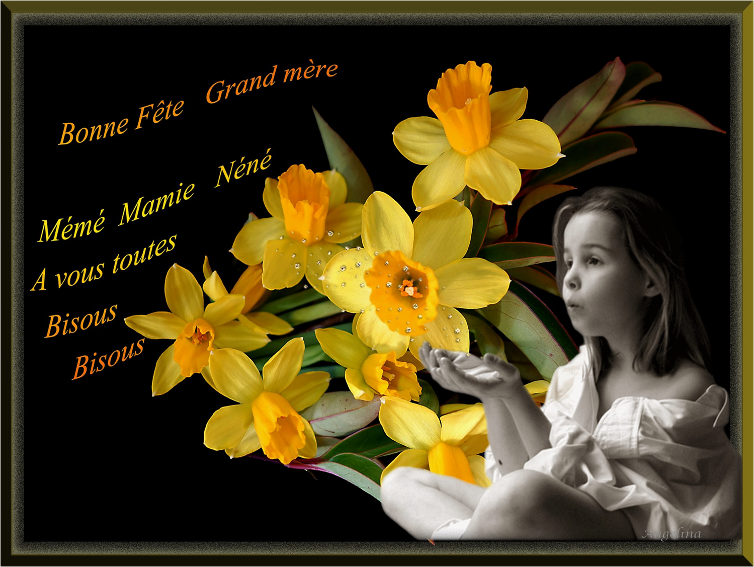 BONNE FETE GRAND MERE